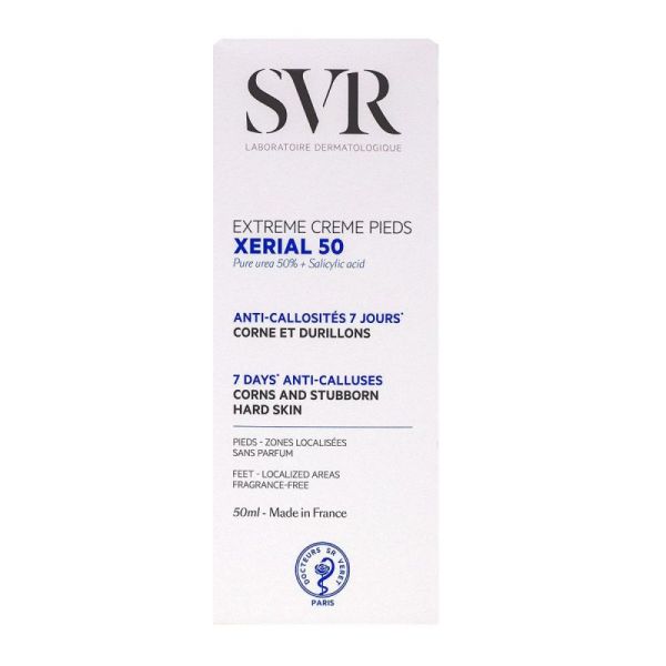 Svr Xerial 50 Ext Cr Pied Anti-Callosité 50Ml