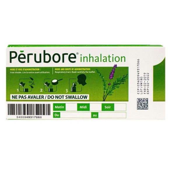 Perubore Caps Inh P Vapeur Inhalation Plq/15