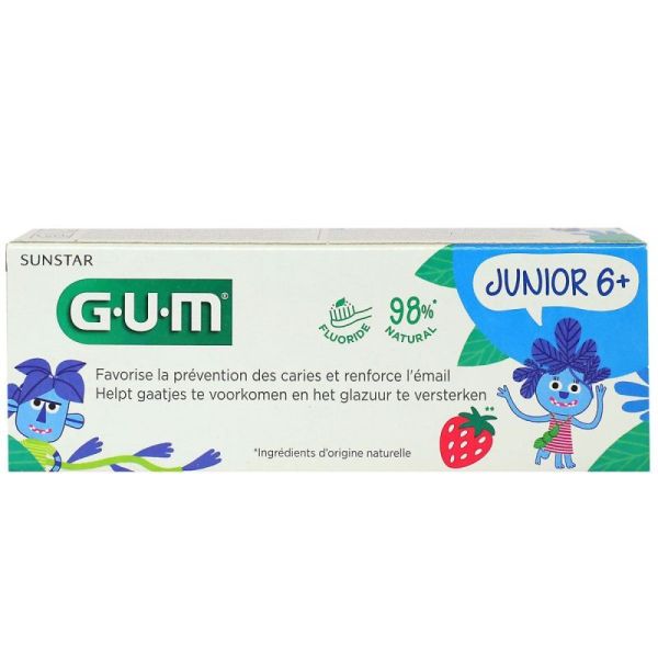 Gum Junior Gel Dtf 6Ans+ T/50Ml