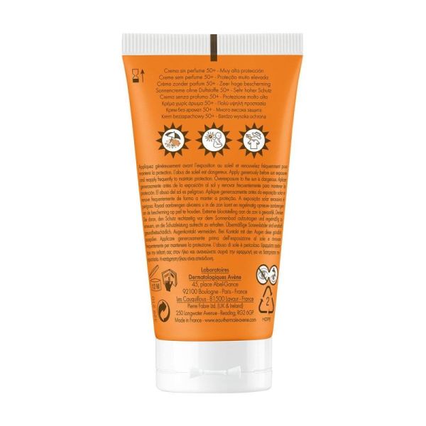 Avene Solaire Spf50+ Cr Ss Parf T H Pr T/50Ml