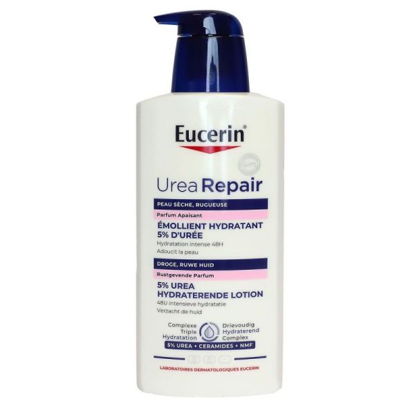 Eucerin Urearepair + Emoll 5% Urée Parf 400Ml
