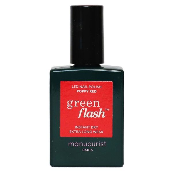Manucurist Green Flash-Poppy Red 15Ml