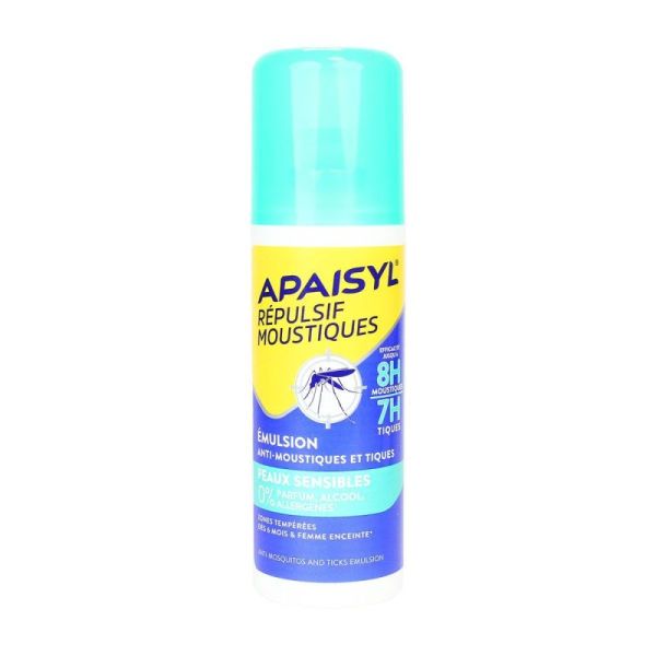 Apaisyl Repulsif Moustiques Emul P Sens 90Ml