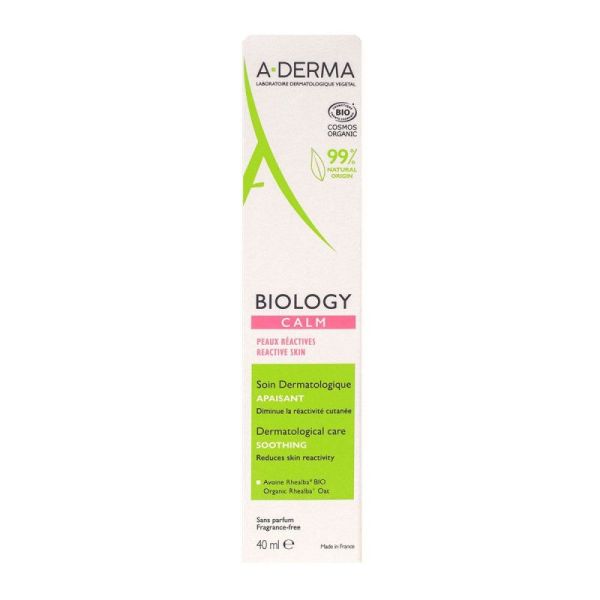 Aderma Biology Crème Soin Calm Dermato Ap Tube /40Ml