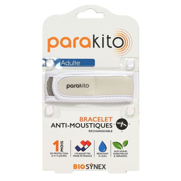 Parakito Color Bracelet Rech Moust Ad Blanc 2