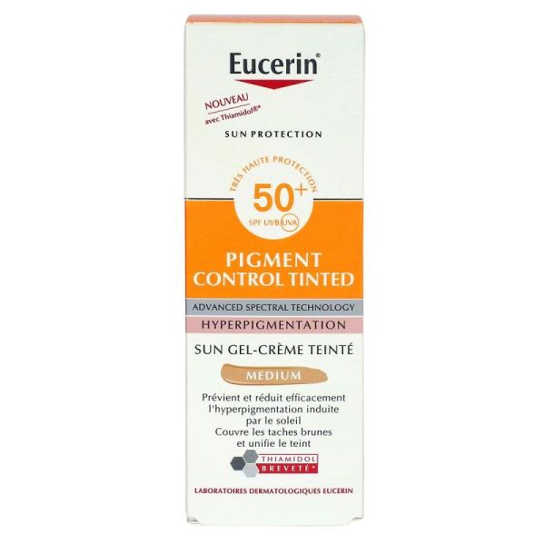 Eucerin Sun Pigment Cont Spf50+ Gel Cr 50Ml