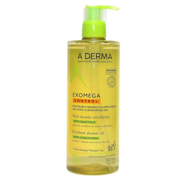 Aderma Exomega Control Huile Lavante Émolliente 500Ml Nf