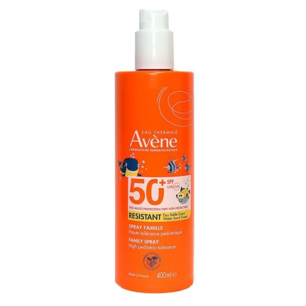 Avene Solaire Spf50+ Spray Famille Fl/400Ml