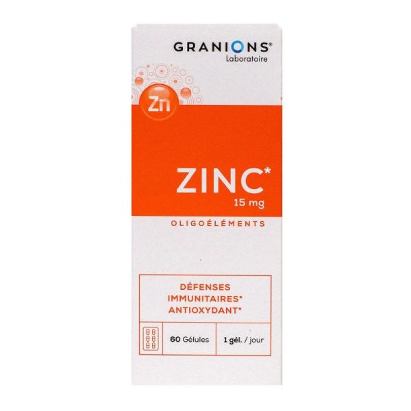 Granions Zn 15Mg Gél B/60