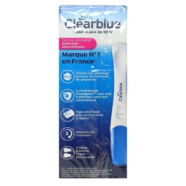 Clearblue Early Test Gross Détect Préc B/2