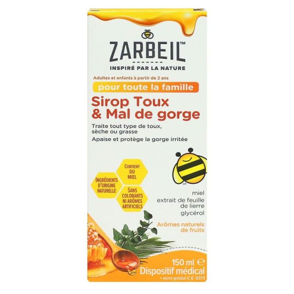 Zarbeil Sp Toux Gorge Ad Enf Fl/150Ml