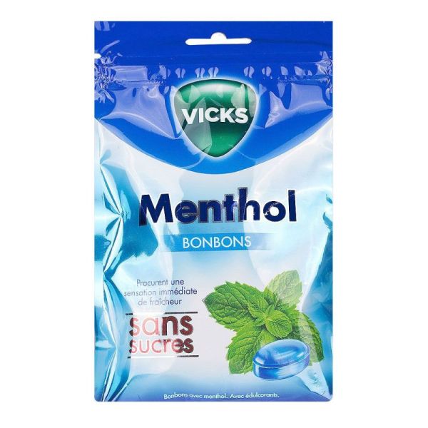 Vicks Bonbon Recomm Vicks Menthol Sach/72G