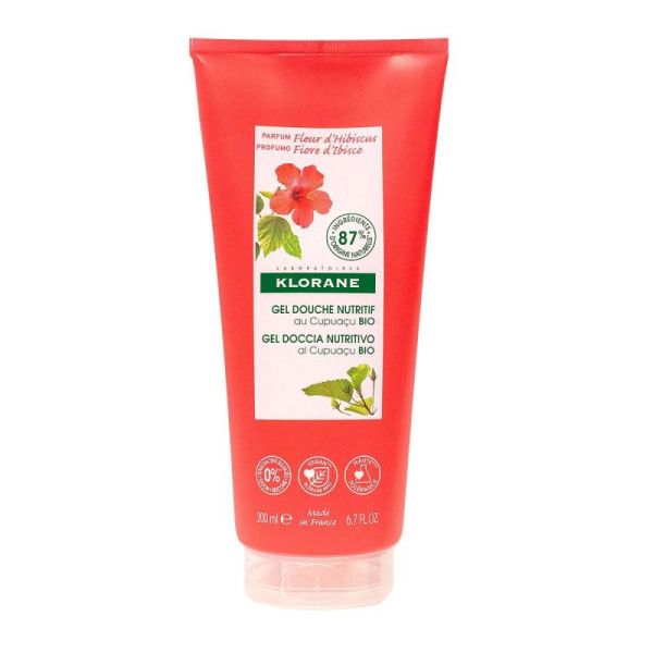 Klorane Soins Corps Gel Dche Fl Hibisc 200Ml