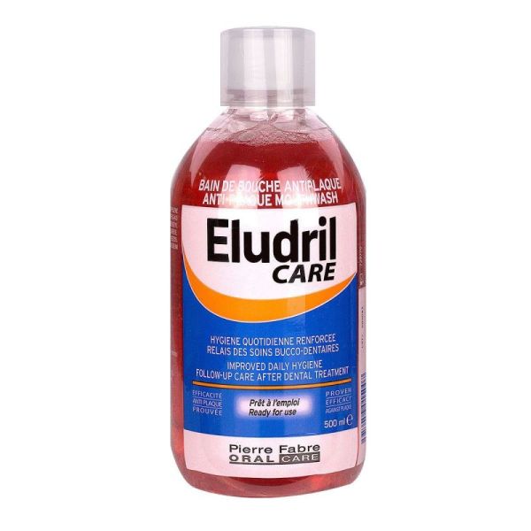 Eludril Care Bain Bch +Gob Dos Fl/500Ml