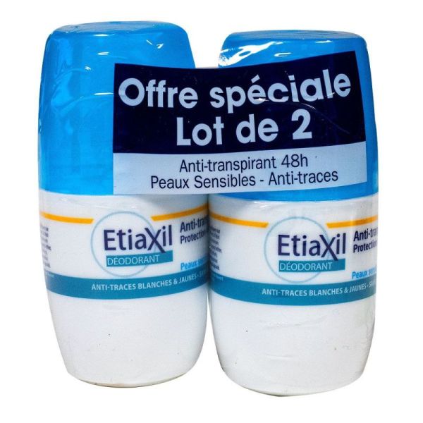 Etiaxil Antitranspirant Déod 48H 2Roll/50Ml