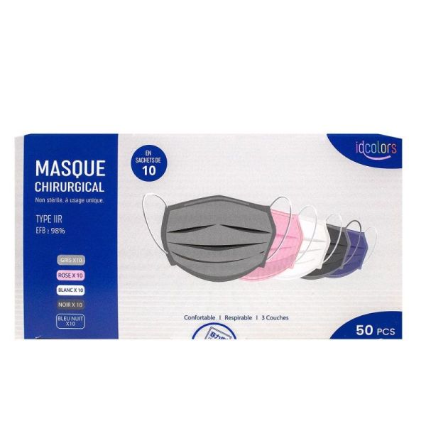 Idc Masque Chir Iir Multicol Ad B/50