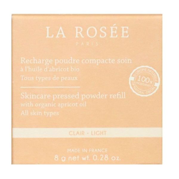 La Rosée Recharg Pdre Comp Soin 01 Clair 8G