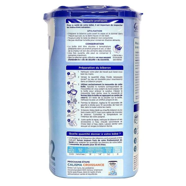 Gallia Calisma 2 Lait Pdr B/800G