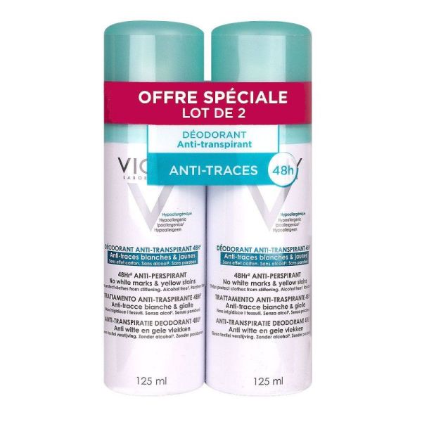 Vichy Déod Anti-Transp Trace 2Aér/125Ml