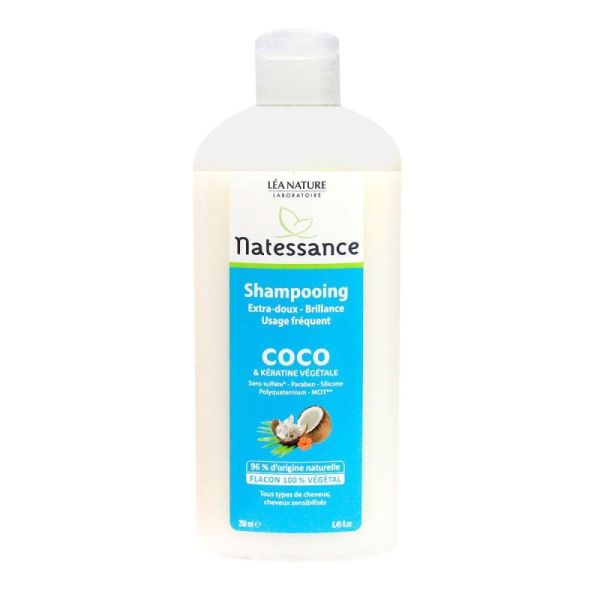 Natessance Coco Shamp Hydrat Fl/250Ml