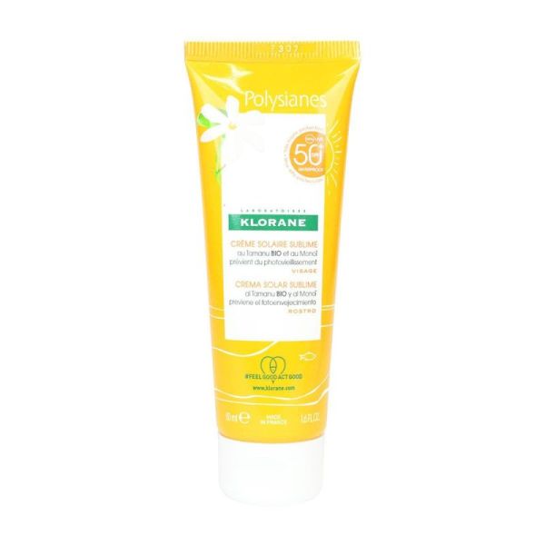 Klorane Solaires Spf50+ Cr Sublime Vis T/50Ml