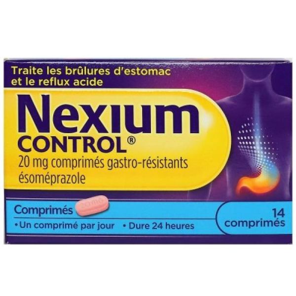 Nexium Ctrl 20Mg Cpr Gast Plq/14