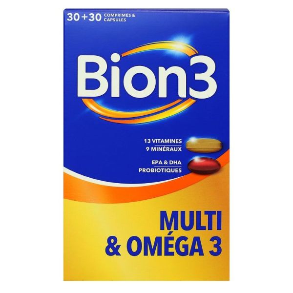 Bion 3 Multi Omega 3 Cpr + Caps B/30X2