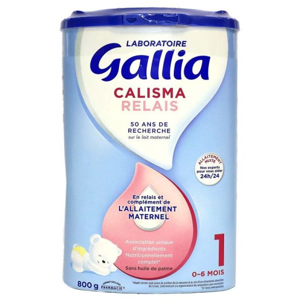 Gallia Calisma Relais 1 Lait Pdr B/800G