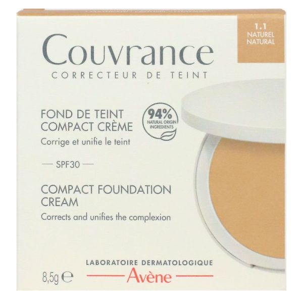 Avene Couvrance Fd Teint Cr Naturel 1.1 8,5G