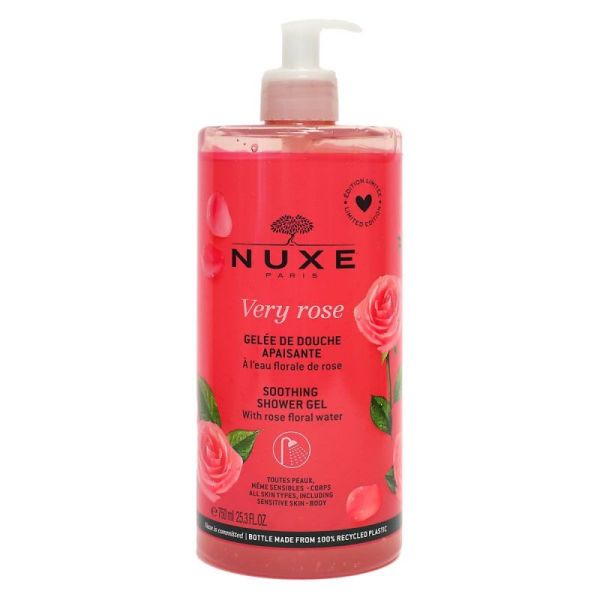 Nuxe Very Rose Gelée Dche Fl Ppe/750Ml