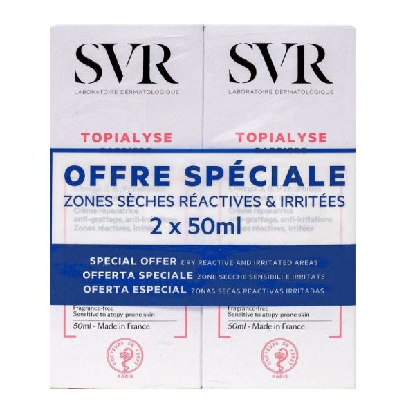 Svr Topialyse Cr Barrière Anti-Irrit 2T/50Ml