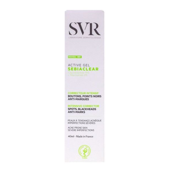 Svr Sebiaclear Active Gel T/40Ml