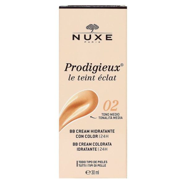 Nuxe Prodigieuse Teint Cr Bb Hyd Medium 30Ml