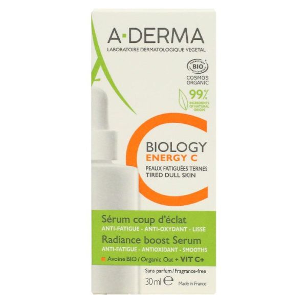 Aderma Biology Energy C Sérum Coup Éclat 30Ml