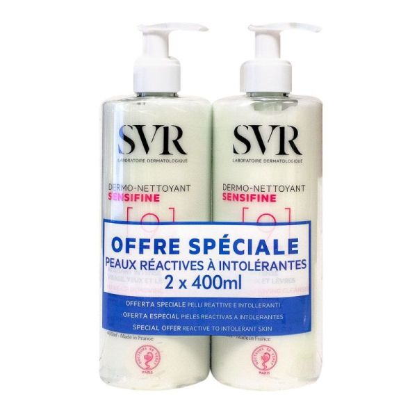 Svr Sensifine Dermonettoy Lait Démaq 2/400Ml