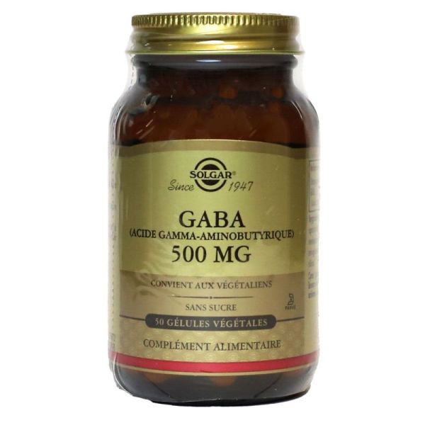 Solgar G.a.b.a. 500Mg Gél P/50