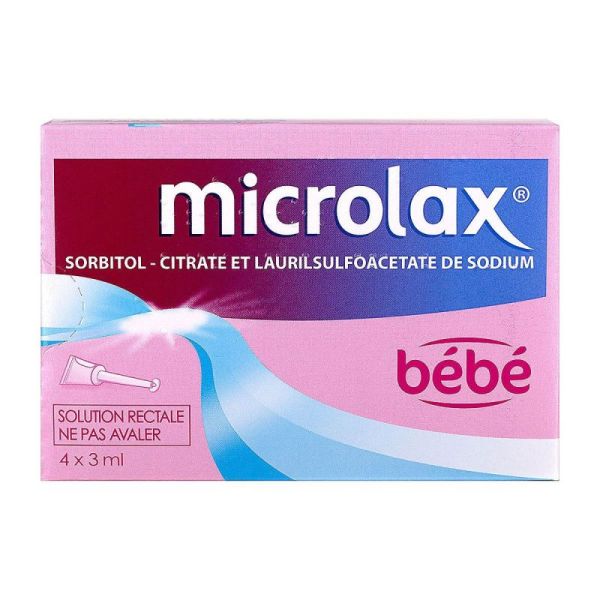 Microlax Bb Sorb S Rect Unid 4Réc-Unid/3Ml