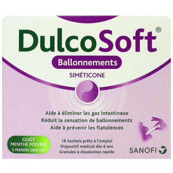Dulcosoft Ballonnements Glé Ment Poiv 18Sach