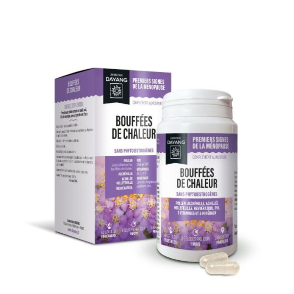 60 gélules Bouffées de chaleur