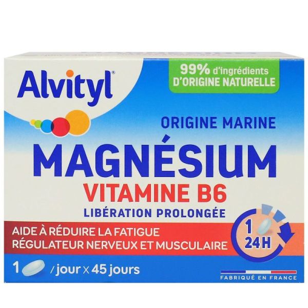Alvityl Libération Prolongée Magnesium Vitb6 Cpr Lp B/45