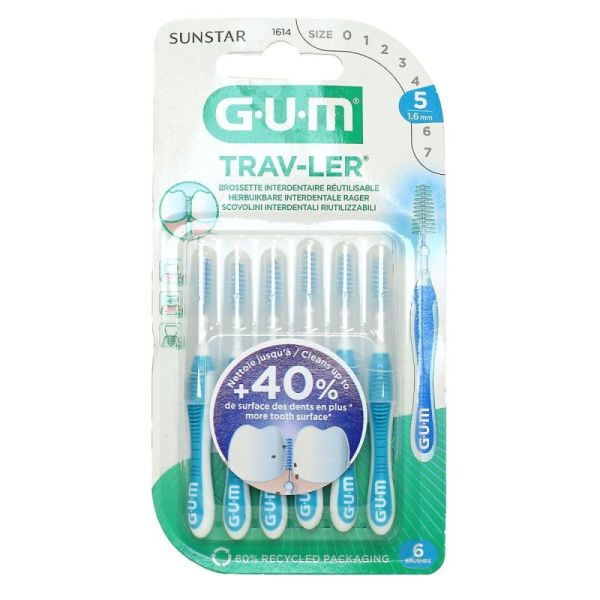 Gum Travler Brossett In-D Voy 1.6Mm B/6