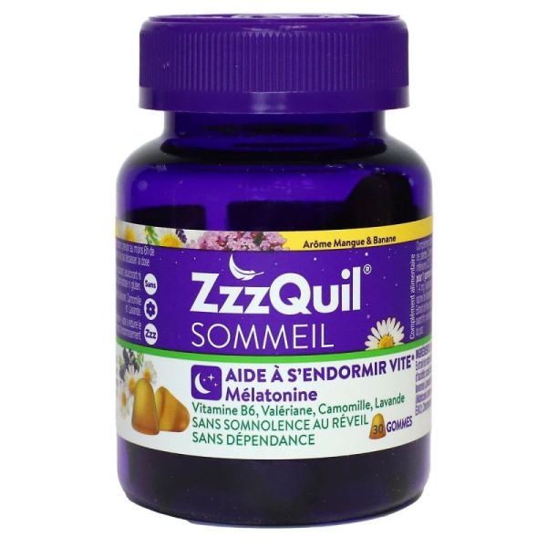 Zzzquil Sommeil Gom Mangue Banane P/30