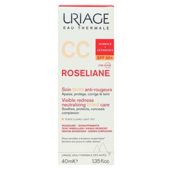 Uriage Roseliane Cc Cr Spf50+ Cr Soin Tté40Ml