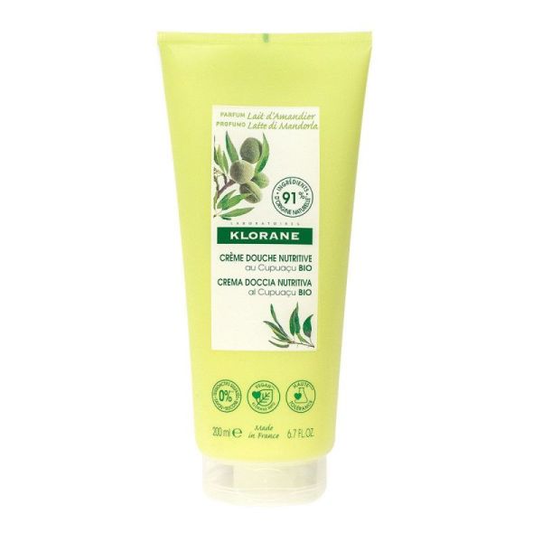 Klorane Soins Corps Cr Dche Lt Amandier 200Ml