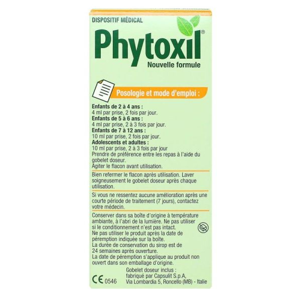 Phytoxil Toux Sucre Nf Sp Ad Enf +2Ans 100Ml