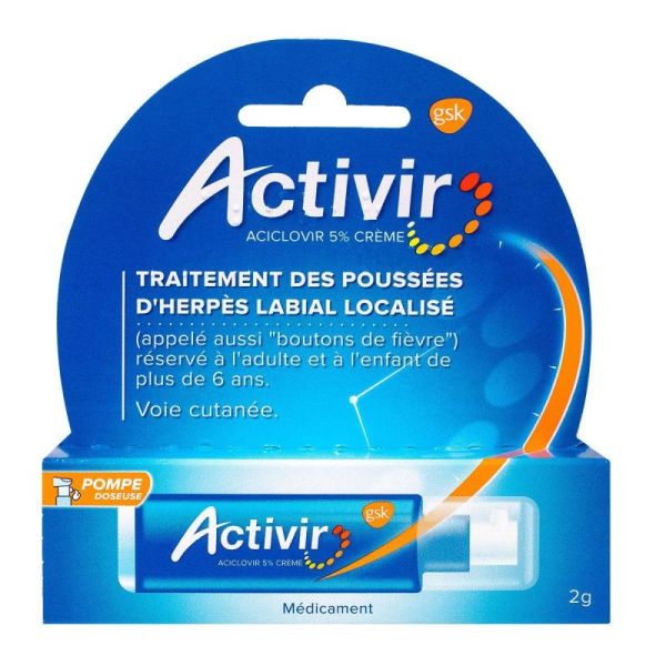 Activir 5% Cr T Pompe /2G
