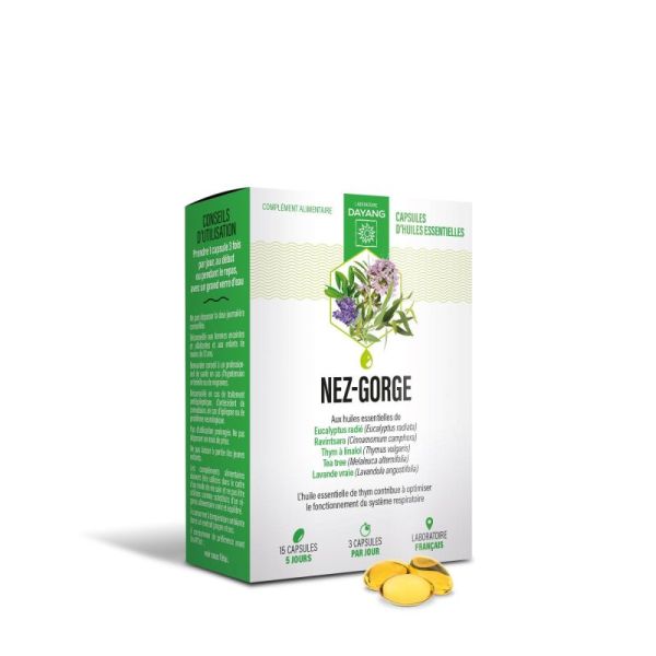 15 capsules Nez-gorge