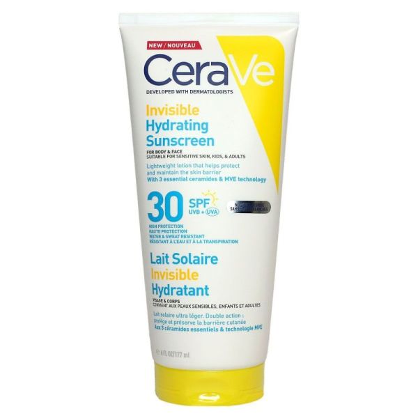 Cerave Solaire Spf30 Lait Invis Hydrat 177Ml