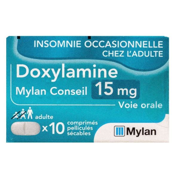 Doxylam Viatris 15Mg Cpr Pesé T/10