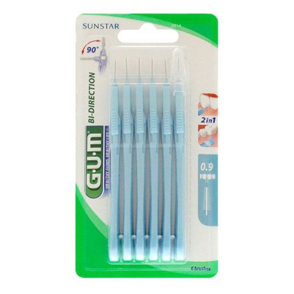 Gum Bi-Direction Brossett Int-Dent 0,9Mm B/6